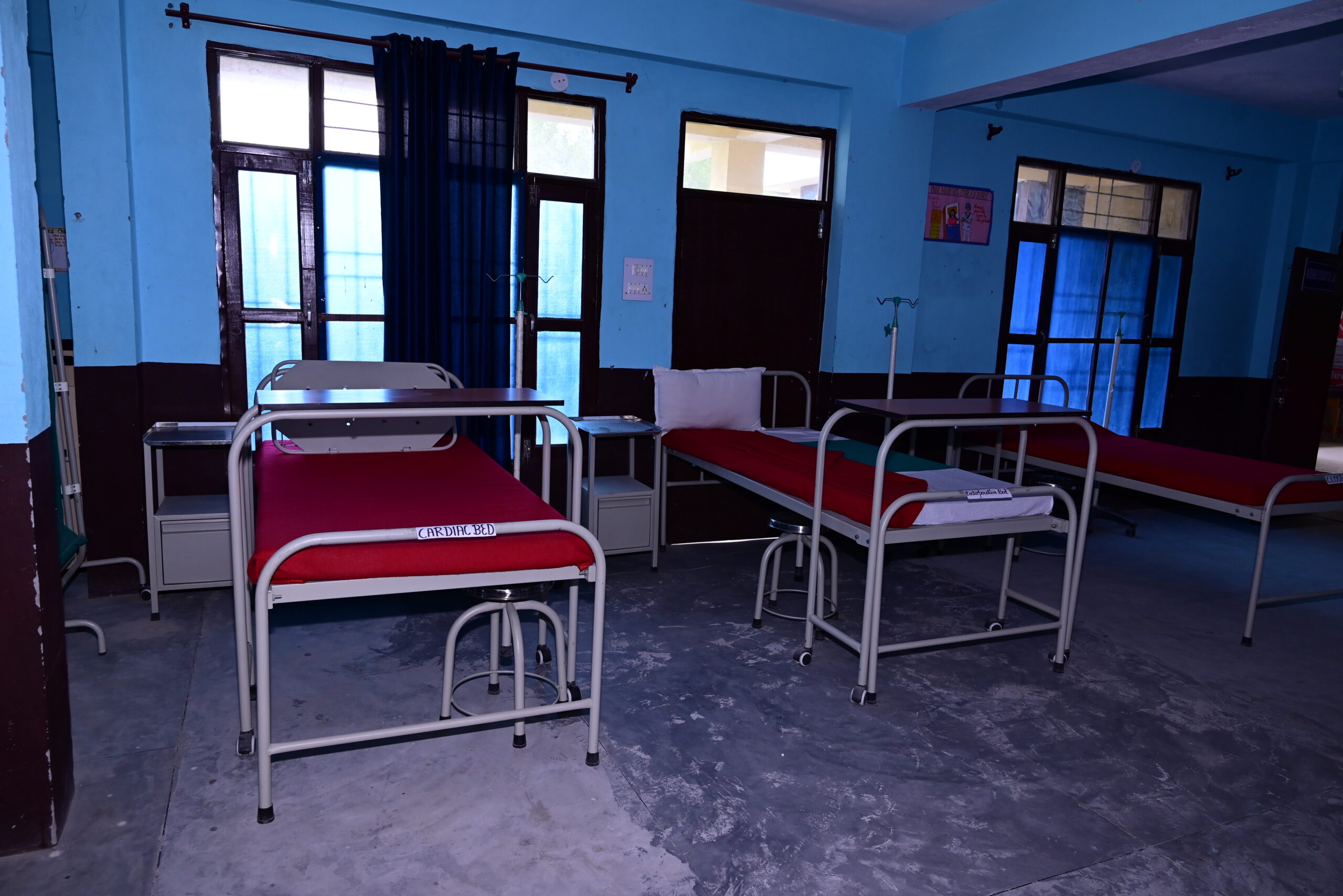 About alt="Clean and spacious clinical skills lab ready for student practical training"